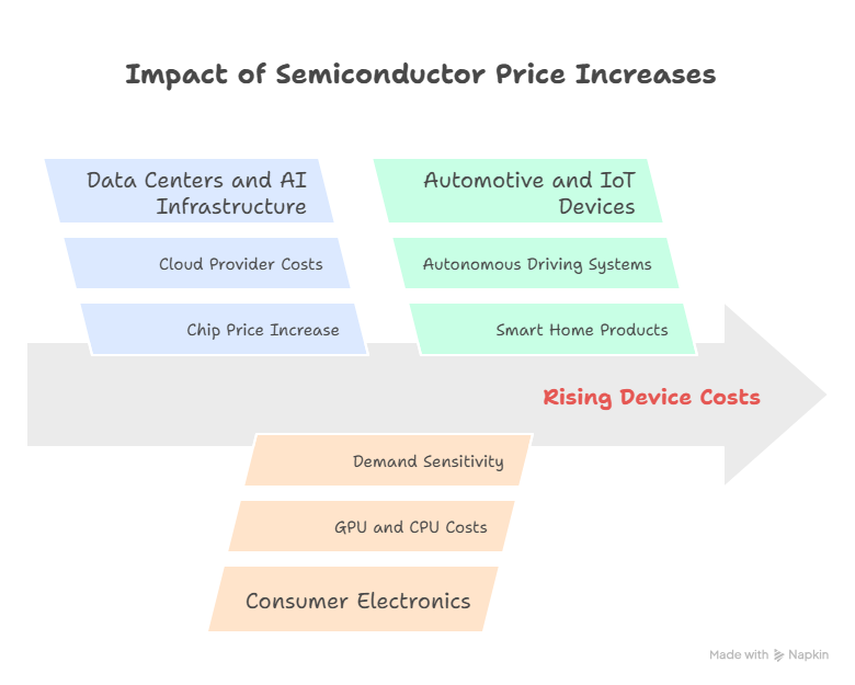 Device Price Impacts From Data Centers to Consumer Electronics