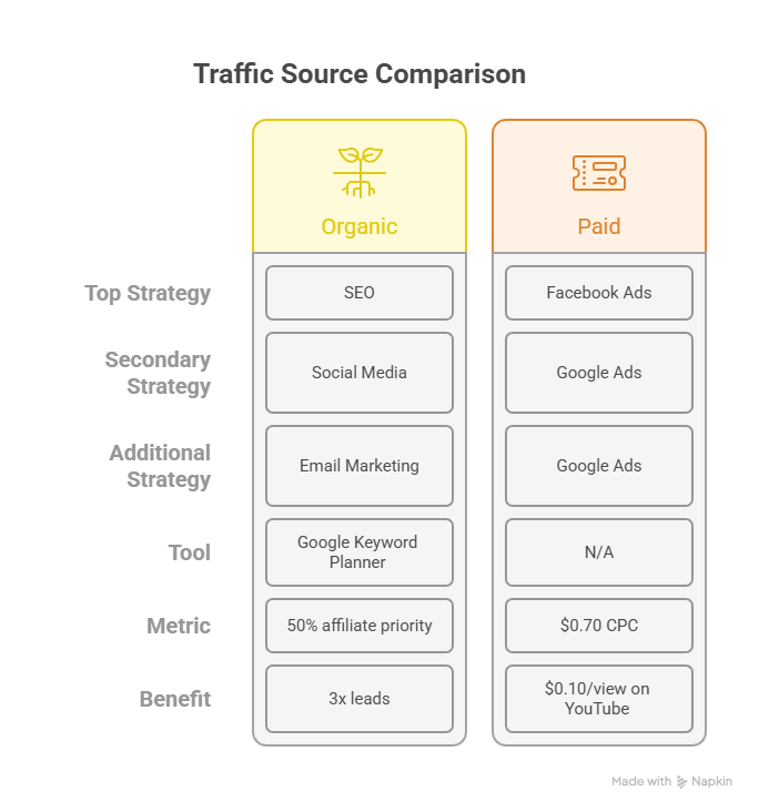 Organic Traffic Vs Paid Traffic