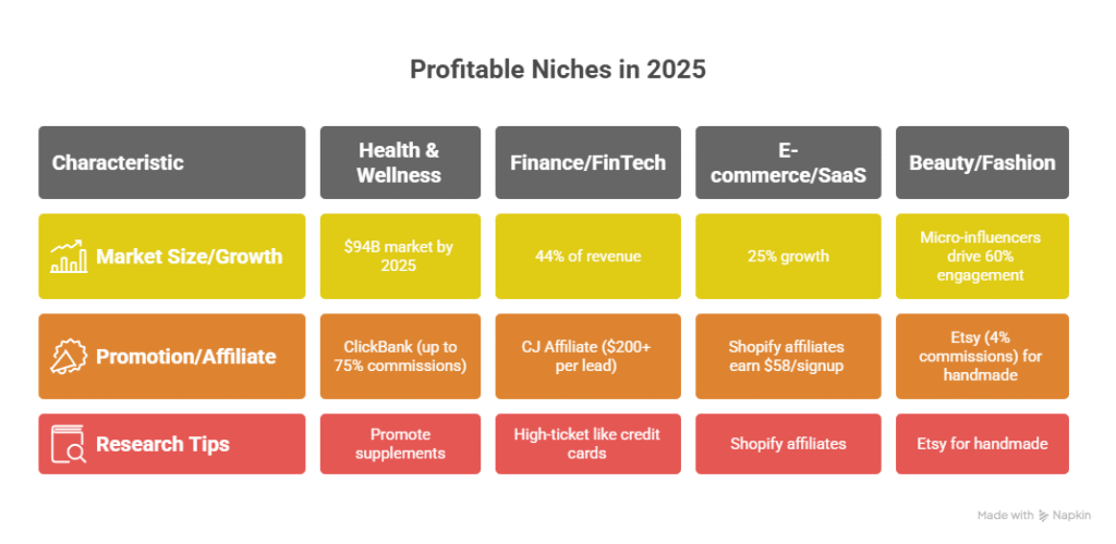 Researching Profitable Niches in 2025
