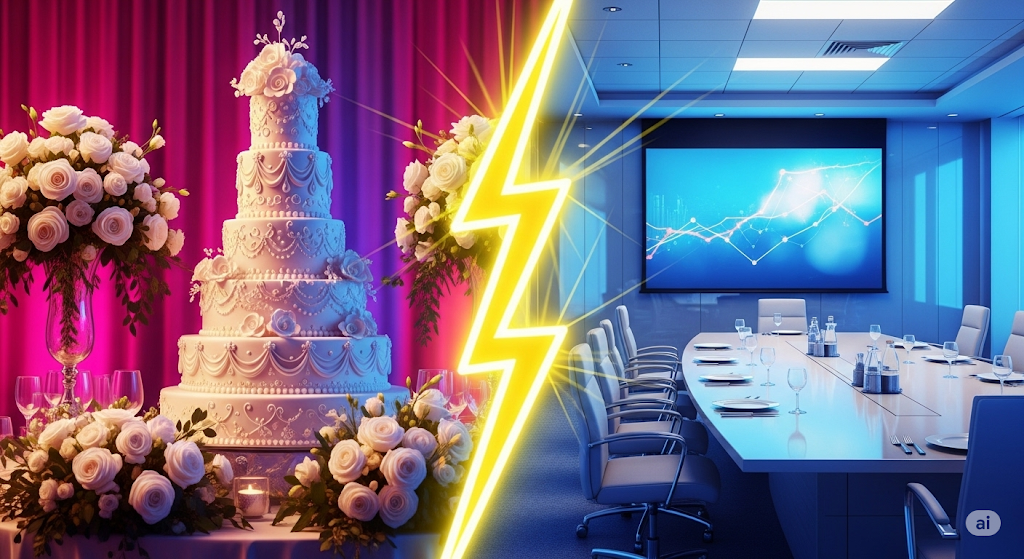 weddings to corporate conferences