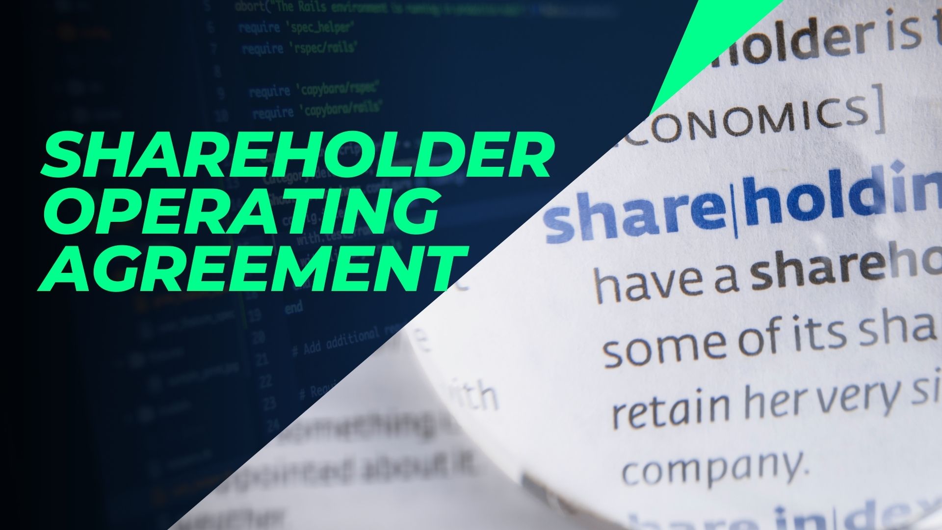 Shareholder Operating Agreement