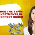 Arrange the Types of Investments in the Correct Order
