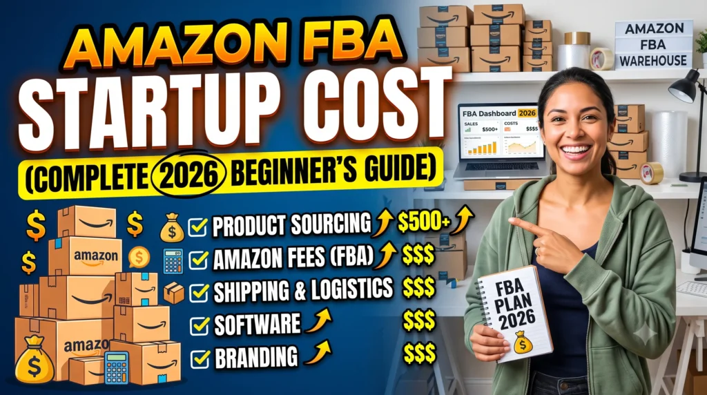 Amazon FBA Startup Cost: Complete 2026 Beginner’s Guide